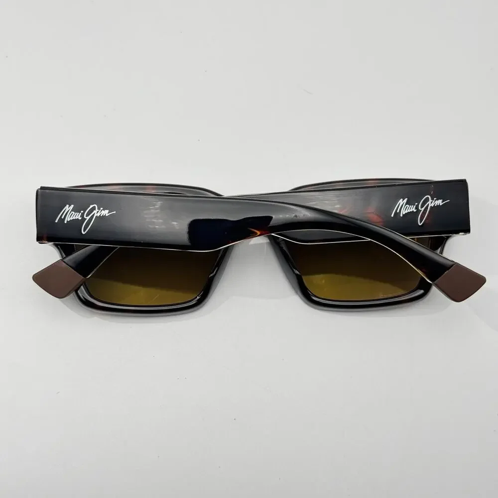 Maui Jim Sunglasses Kenui STG-SG MJ642-10 Dark Havana Frame Polarized 53mm